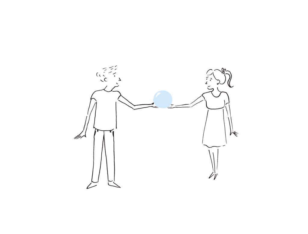 Le début d'une relation amoureuse