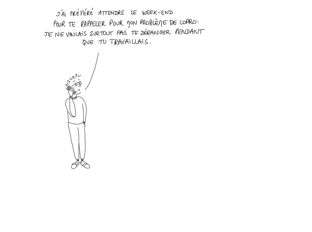 Pour pas de déranger