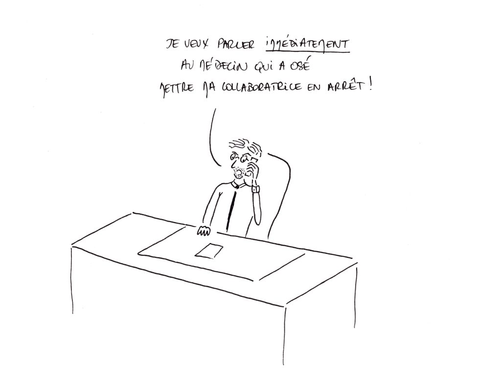 Qui a mis ma collaboratrice en arrêt ? 