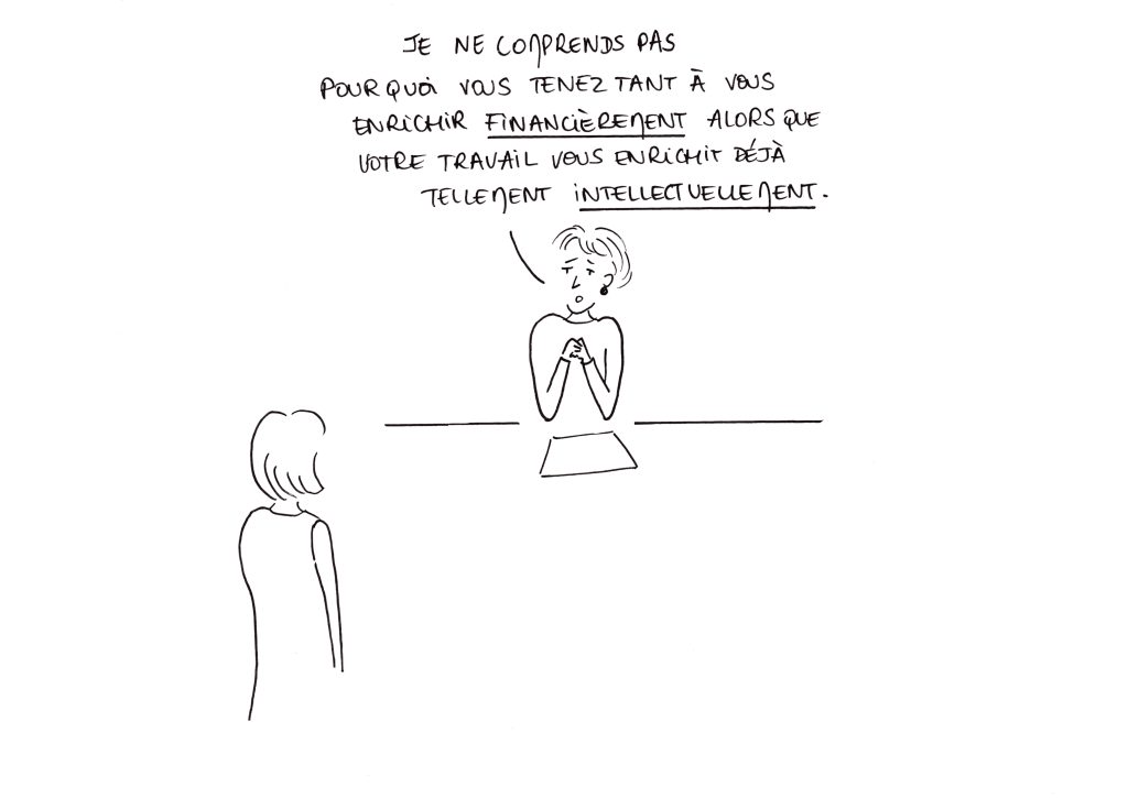 Financièrement ou intellectuellement