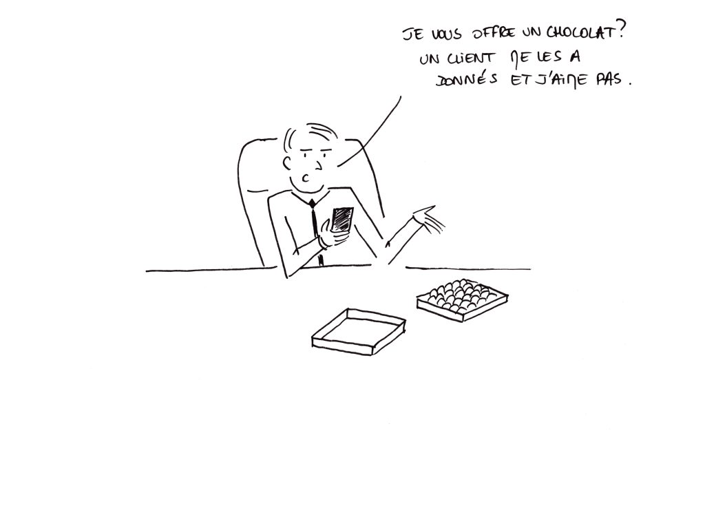 Je vous offre un chocolat