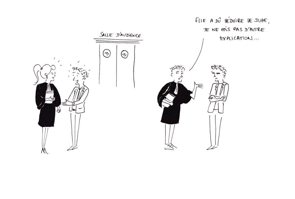 Elle a du séduire le juge